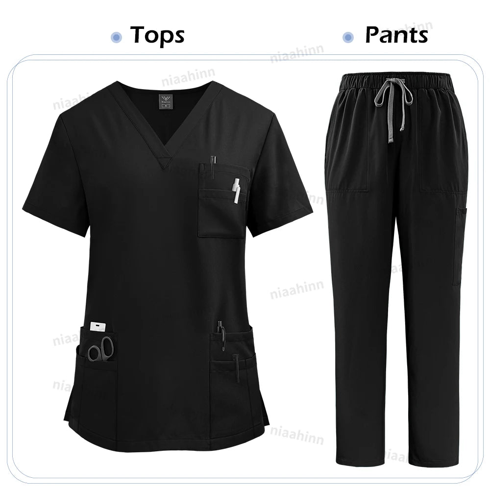 Elastic Scrub Uniform Set - Empire P.E