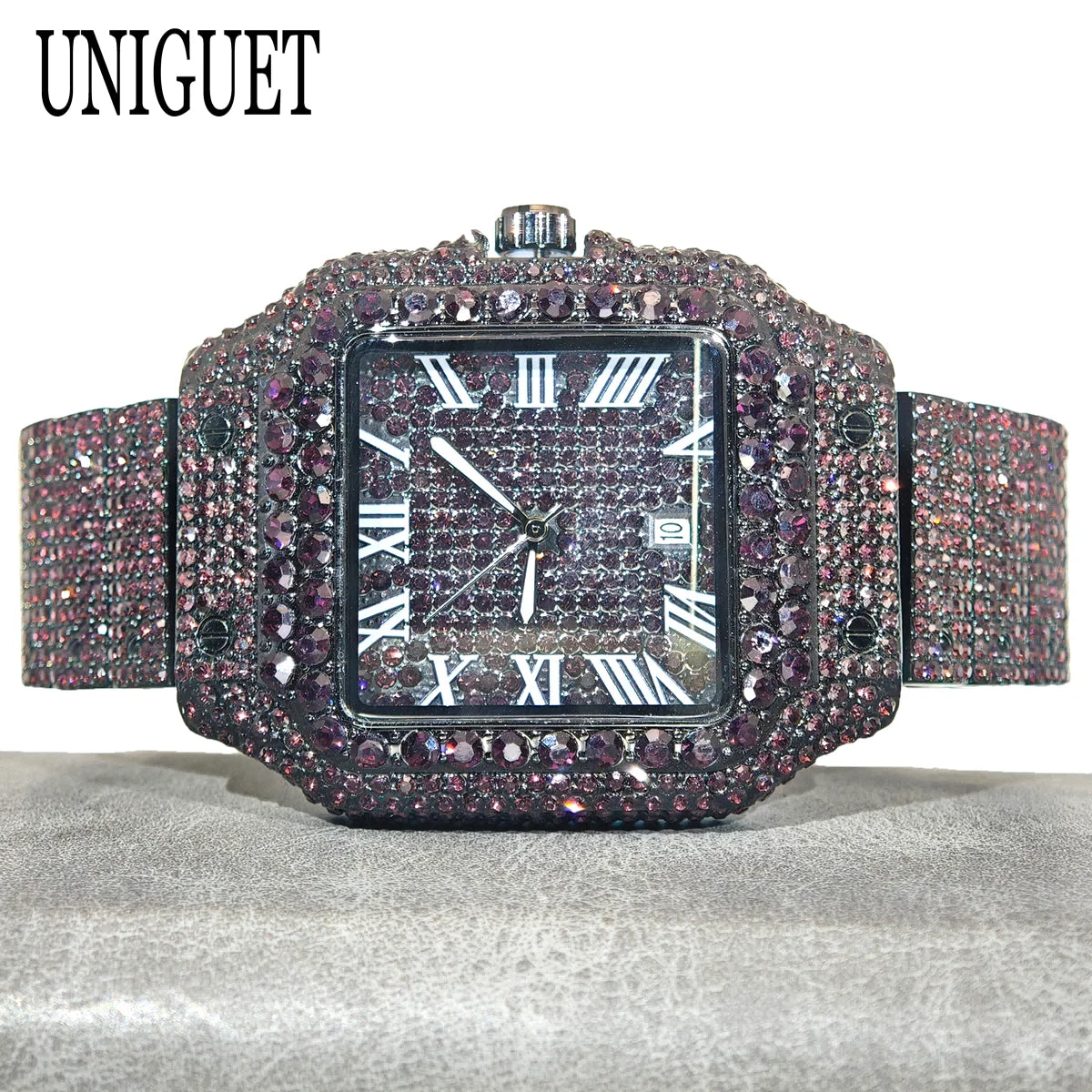 Green Diamond Watch For Men
