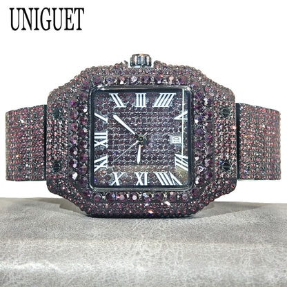 Green Diamond Watch For Men