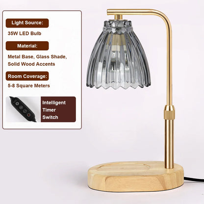 Candle Warmer Lamp with Timer Dimmable Wax Warmer Lamp