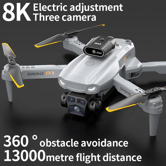 KBDFA P1 RC Drone Profesional Dual HD Camera Aerial Photography FPV Helicopters Obstacle Avoidance Foldable RC Quadcopter Toys - Empire P.E