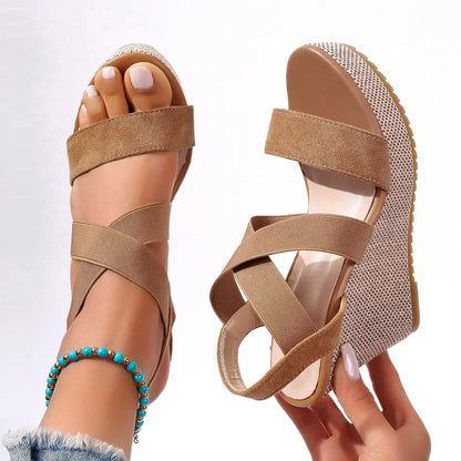 Women's Wedge Waterproof Thick-soled Sandals