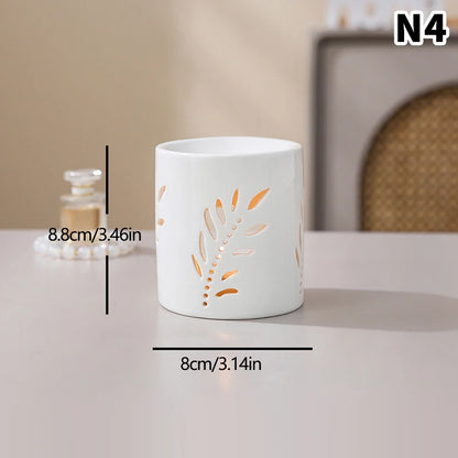 White Ceramic Incense Burner