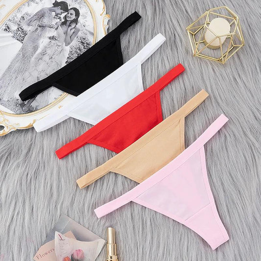 Sexy Cotton Thongs Low Waist Seamless Lingerie Women G String - Empire P.E