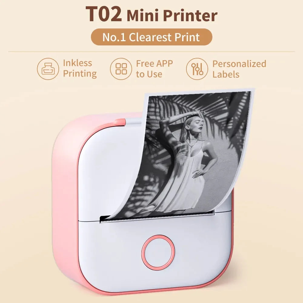 Portable Mini Thermal Printer, - Empire P.E