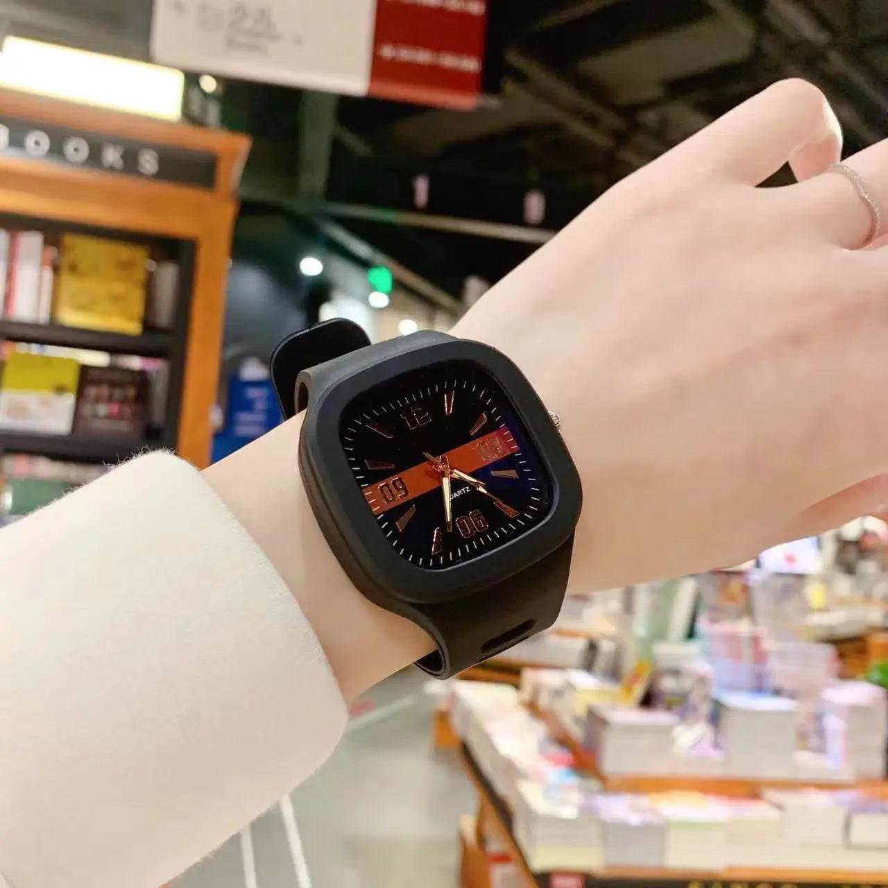Fashion Women Watches Big Square Ladies Quartz - Empire P.E