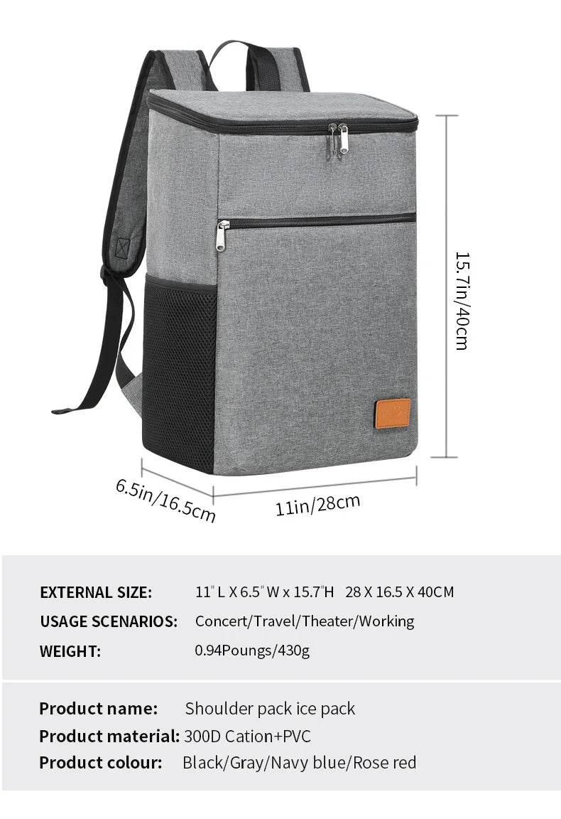 Outdoor Cooler Picnic Thermal Backpacks Insulated Bag Beach Sports Hiking Backpack Camping Lunch Travel Fridge Pouch Picnic Bag - Empire P.E