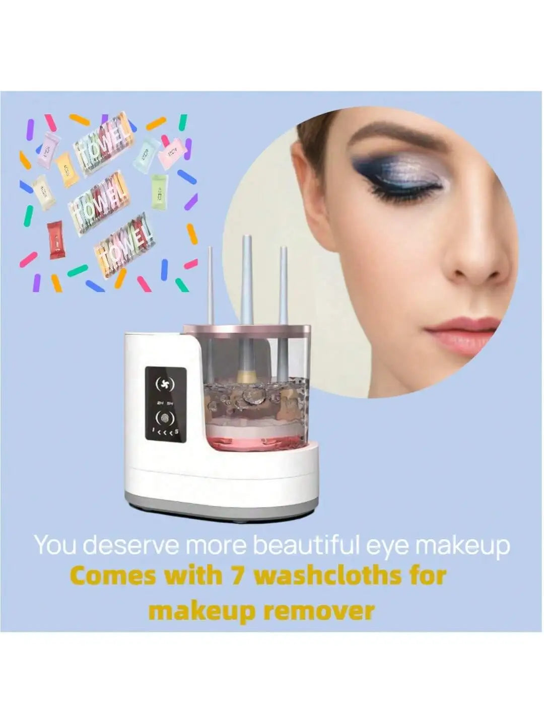 exclusive electric makeup brush cleaner