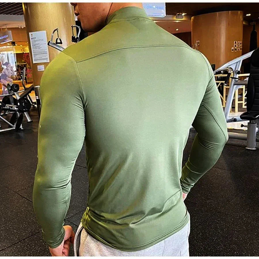 Men's Long Sleeve Compression Shirt - Empire P.E