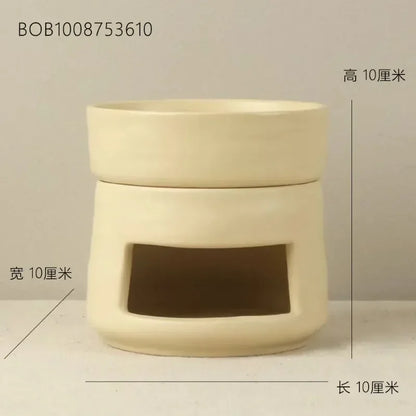 Exquisite ceramic craftsmanship candle holder wax oil burner