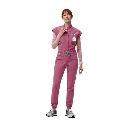 New Jumpsuits Medical Scrubs Uniform Short Sleeve