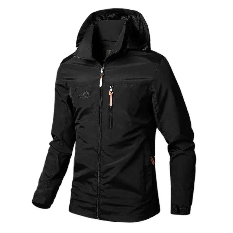 Men's Windbreaker Waterproof Military Hooded Coat - Empire P.E