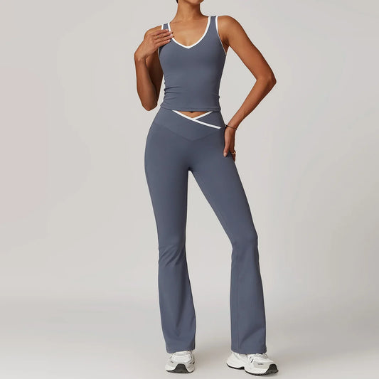Yoga Set 2 Pieces Workout Outfits Fitness - Empire P.E