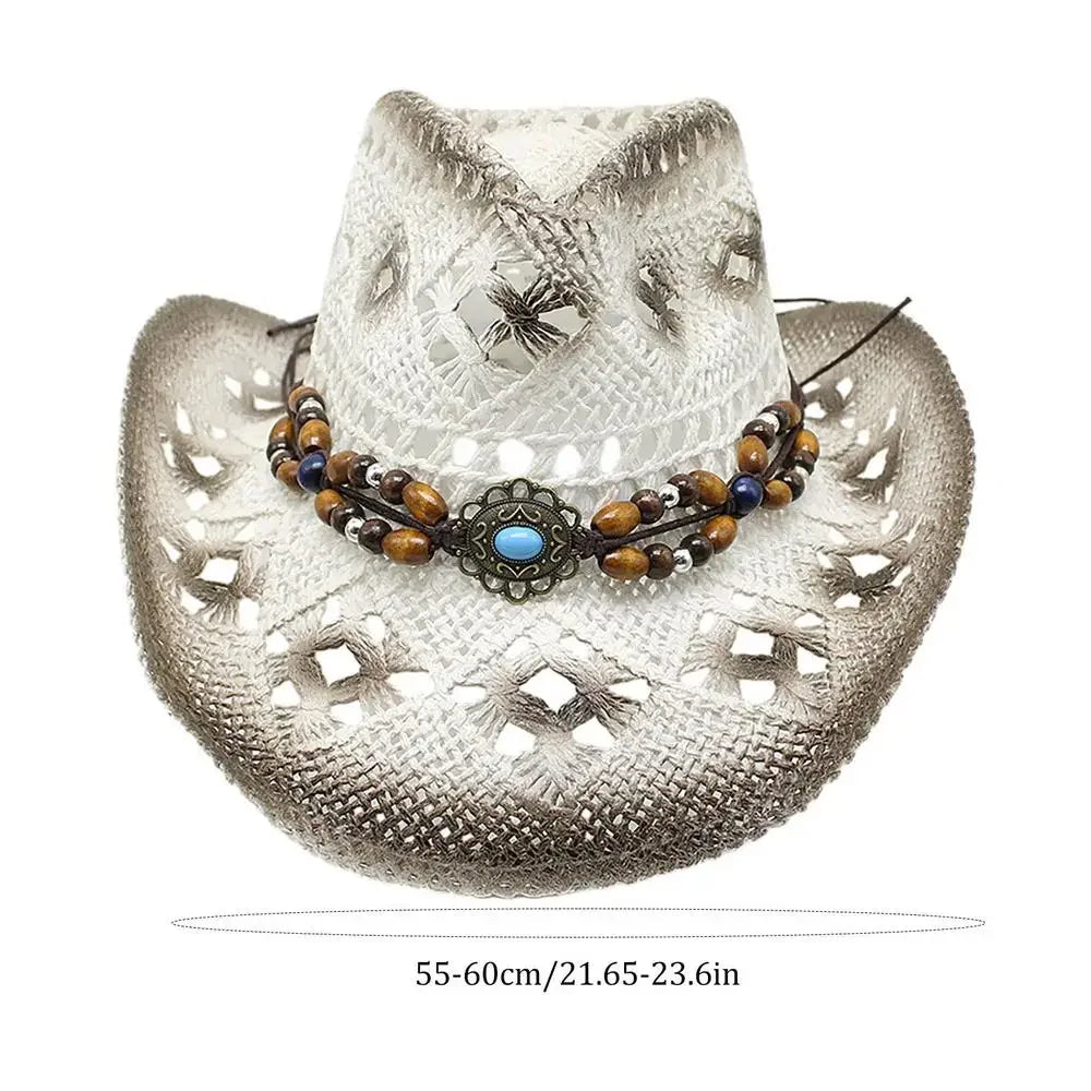 Straw Cowgirl Hat Unisex - Empire P.E