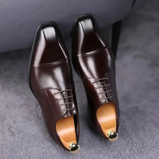 Elegant Leather Mens Dress Shoes Formal Social Shoe - Empire P.E