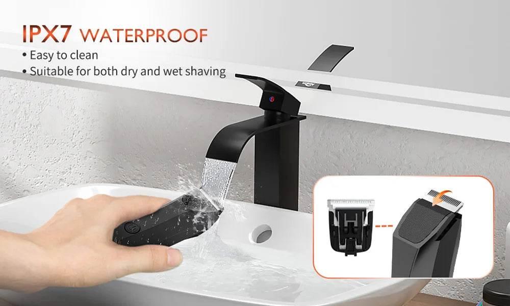 MAXGROOM Body Hair Trimmer Shaver for Men Ball Trimmer for Groin Pubic Replaceable Ceramic Blade Electric IXP7Waterproof Clipper - Empire P.E