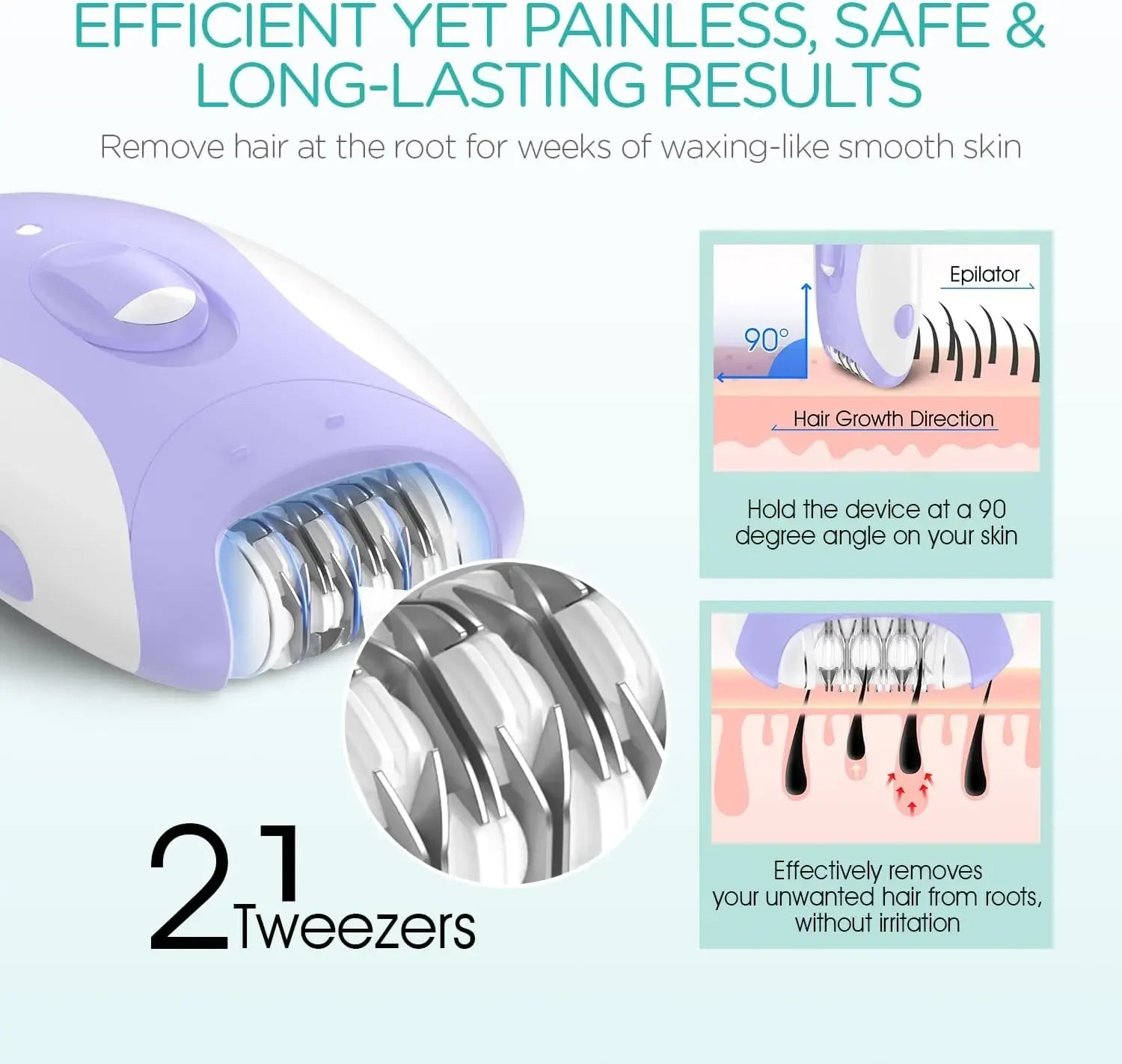 4in1 Women Epilator Electric Shaver Rechargeable - Empire P.E