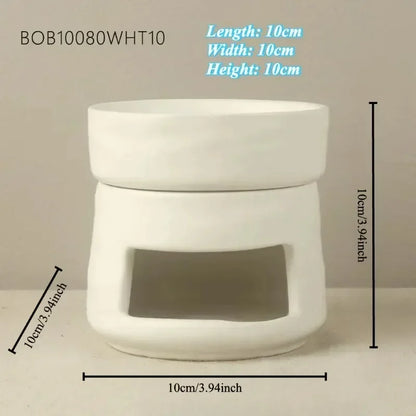 Exquisite ceramic craftsmanship candle holder wax oil burner