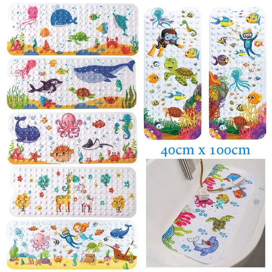 Large Cute Cartoon PVC Anti-Slip Shower Bathtub Mats - Empire P.E