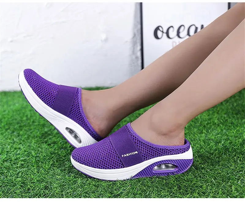 slip-ons without back female sneakers women's sport shoes professional running shoes black sports shoes skor walkx 1229 - Empire P.E