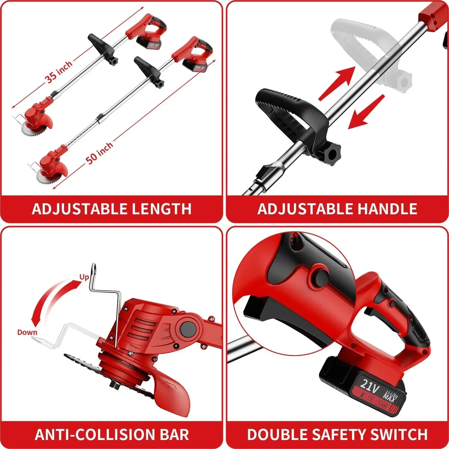 Electric Weed Wacker Battery Powered - Empire P.E