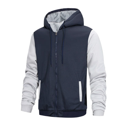 New Men's Lamb Fleece Thickened Warm Jacket - Empire P.E