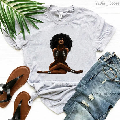 Black Girl Is Beautiful Magic T Shirt - Empire P.E