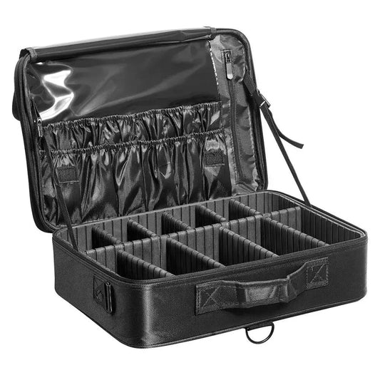 Makeup Storage Case Large 3 Tier Waterproof Oxford Fabric