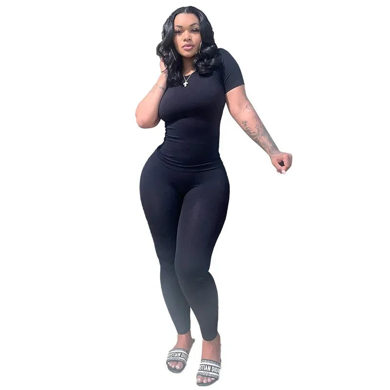 Lounge Wear Ribbed Casual 2 Piece - Empire P.E