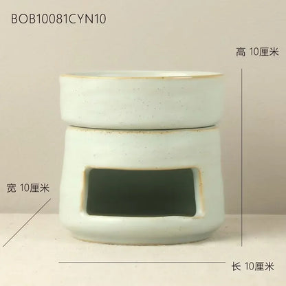 Exquisite ceramic craftsmanship candle holder wax oil burner