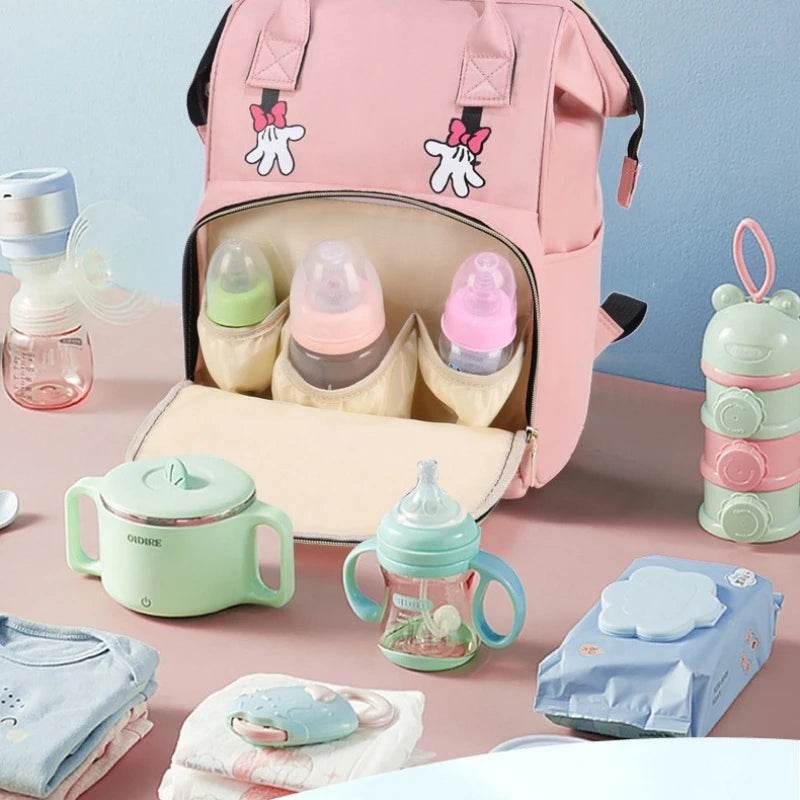 Personalized Name Mommy Bag Multi-functional Double Shoulder Storage Diaper Backpack for Outdoor Traveling Mom Gift - Empire P.E