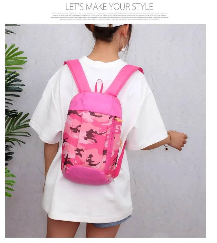 Outdoor Sports Light Weight 10L Waterproof Backpack Travel Hiking Bag Zipper Adjustable Belt Camping Knapsack Men Women Child - Empire P.E