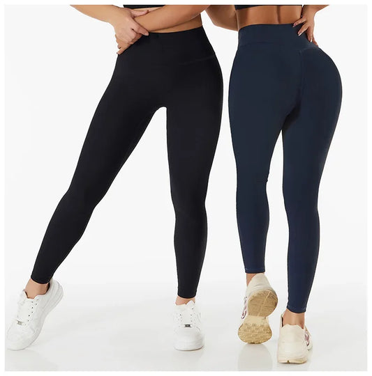 New Ribbed Seamless Yoga Pants High Waist Gym Leggings - Empire P.E