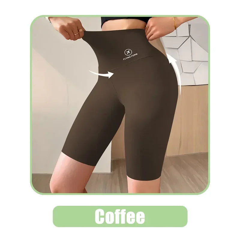 Seamless Women Sports Shorts High Waist Fitness Jogging Body Shaping Boxers Push Up Scrunch Butt Biker Slim Underwear - Empire P.E