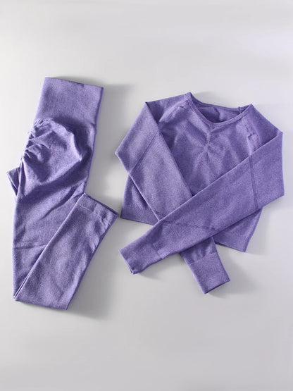 Women's 2 Piece Seamless Yoga Sportswear Set