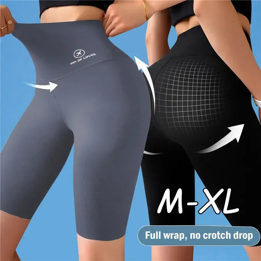 Seamless Women Sports Shorts High Waist Fitness Jogging Body Shaping Boxers Push Up Scrunch Butt Biker Slim Underwear - Empire P.E