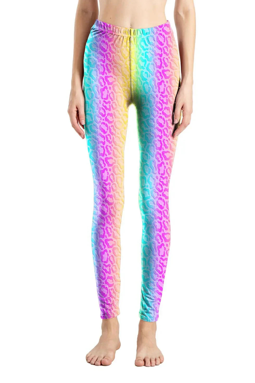 Leopard Leggings Printed High Waist - Empire P.E