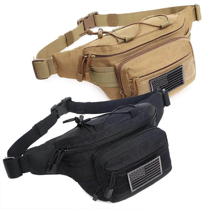 Outdoor Tactical Waist Bag 600D Nylon Oxford Outdoor EDC Fanny Pack Utility Waist Pouch Outdoor Bumbag Hunting Camping Hip Bags - Empire P.E