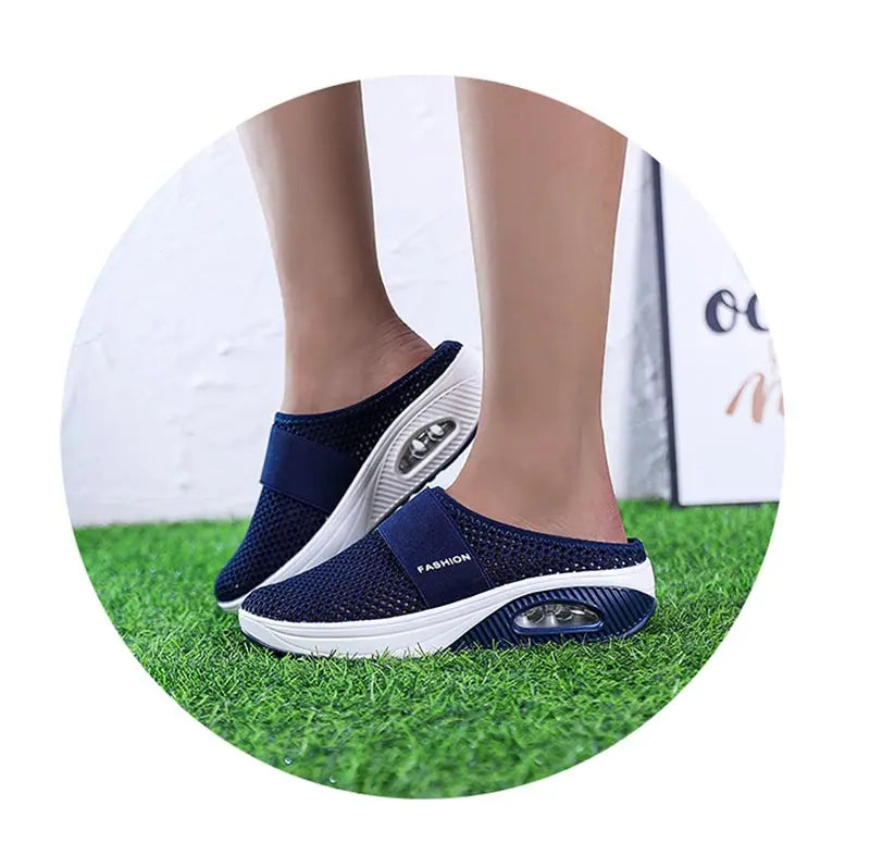 slip-ons without back female sneakers women's sport shoes professional running shoes black sports shoes skor walkx 1229 - Empire P.E