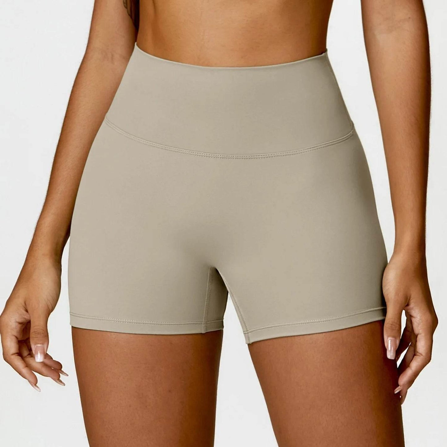 New Women Yoga Shorts High Waist Beautiful Buttocks Gym Sexy Feel V-shaped Shorts Sports Fitness Tights Push up Run Leggings - Empire P.E