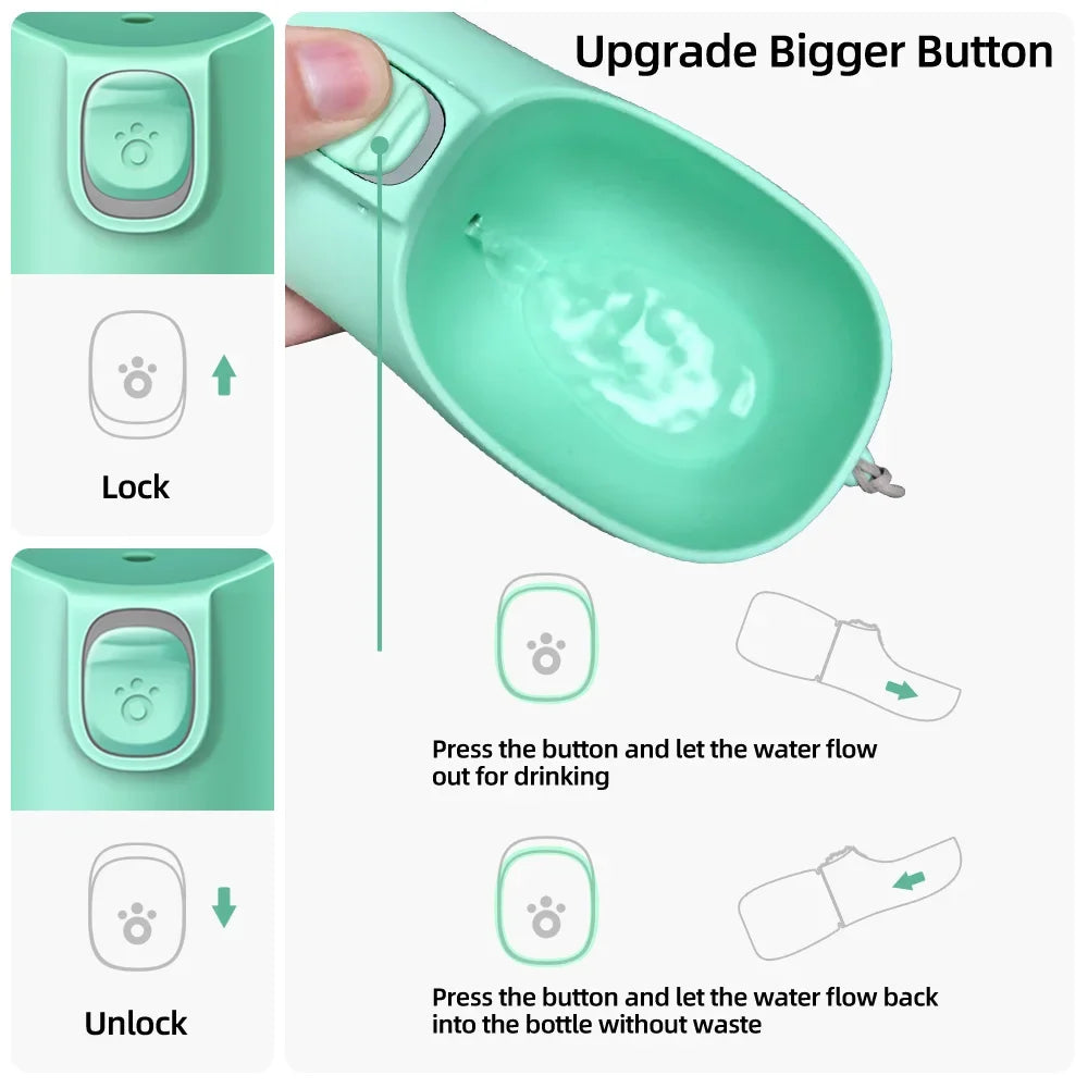 Water Bottle For Pets Water Feeder Bowls