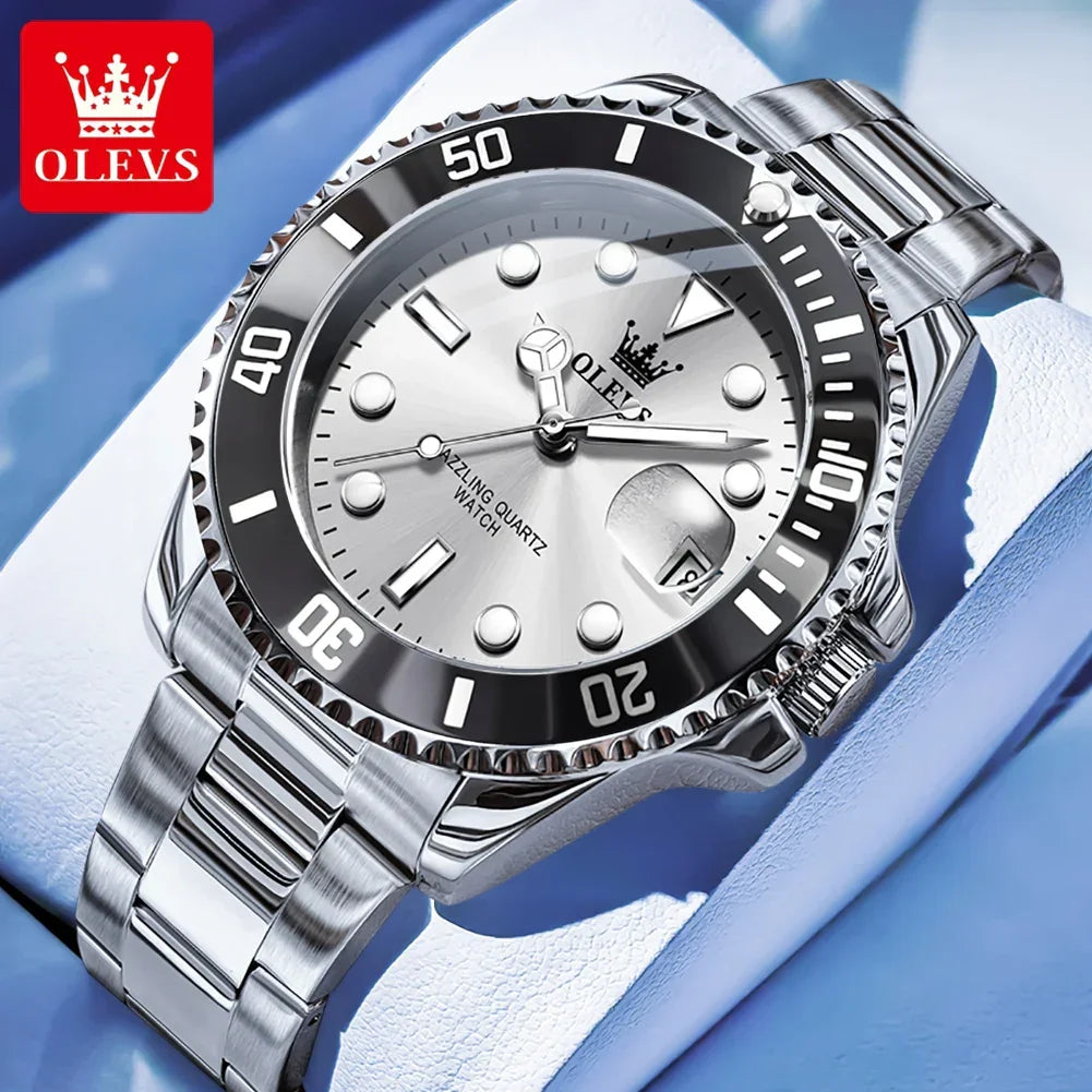 Men Fashion Trend Diving Quartz Watch - Empire P.E