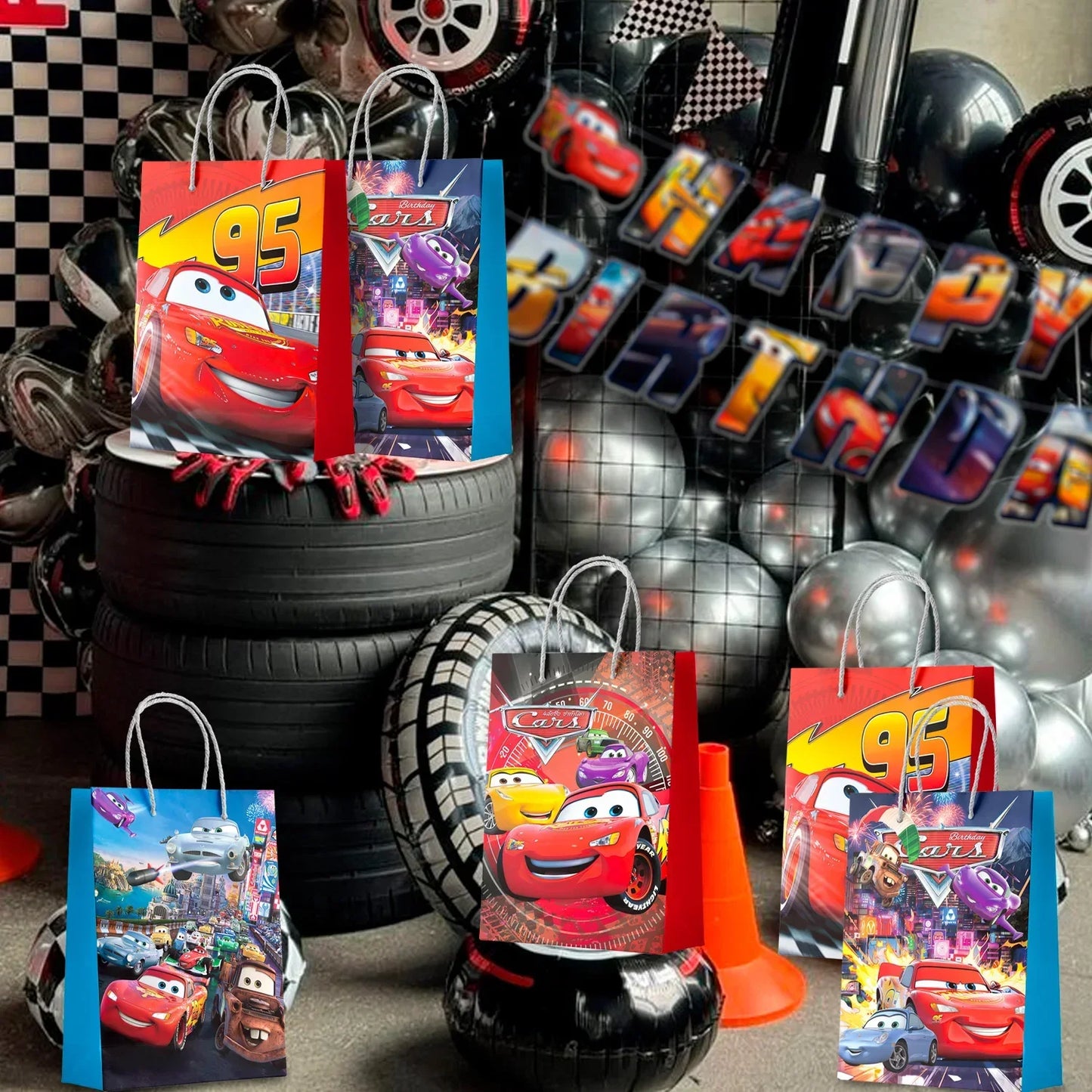 Cars Gift Bags,16pcs Cars Party Favor Bags - Empire P.E