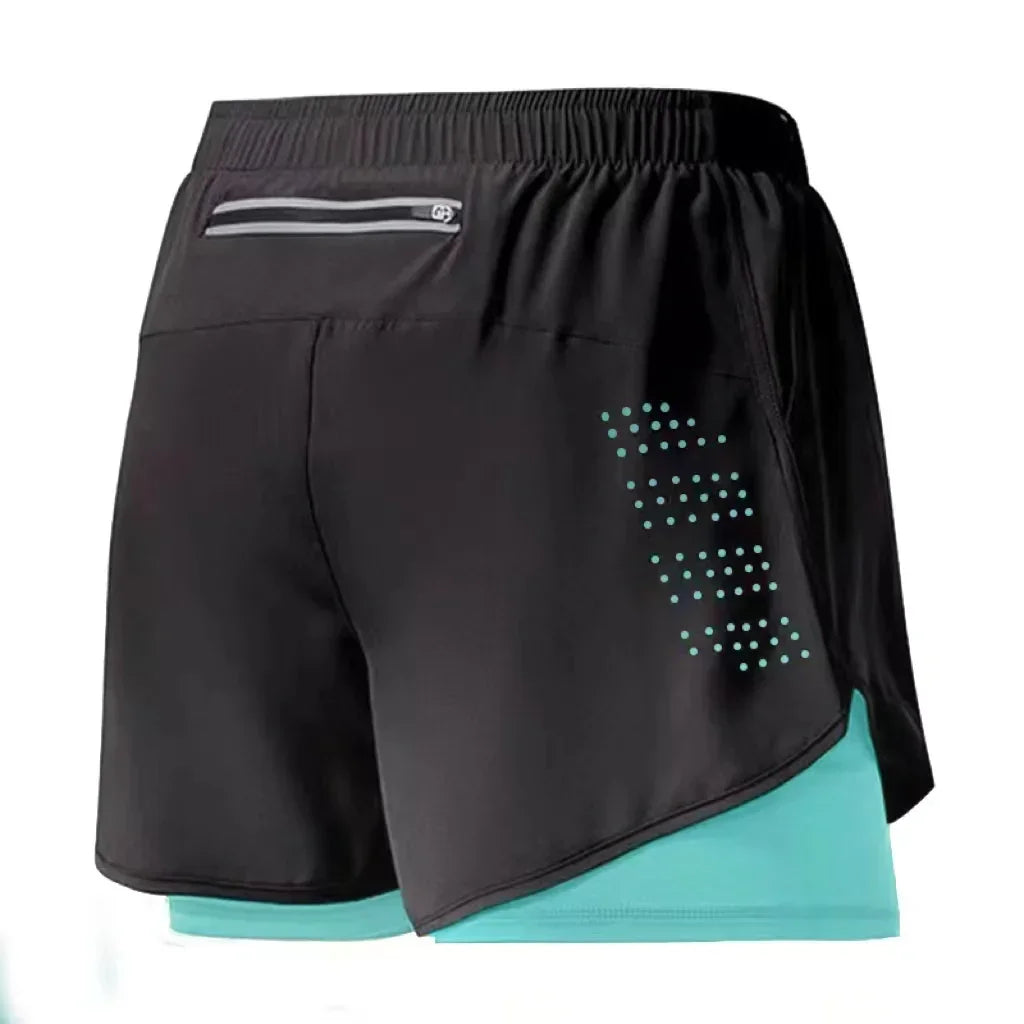 Sport Shorts Men Sportswear 2 In 1 Short - Empire P.E