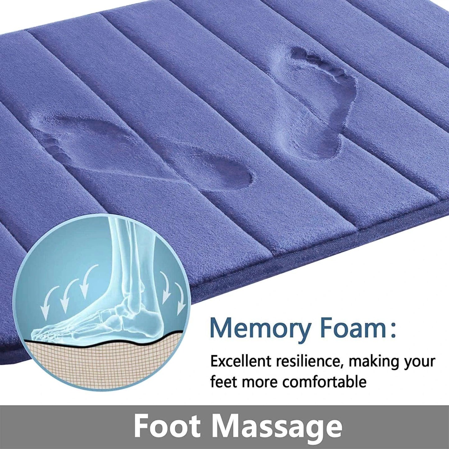 Super Absorbent Bath Mat Memory Foam - Empire P.E