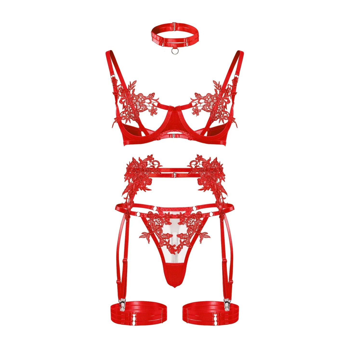 Sensual Lingerie Open Bra See Through