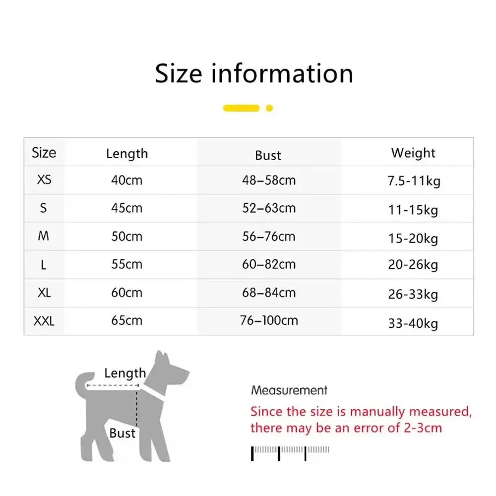 Waterproof Winter Dog Vest Jacket