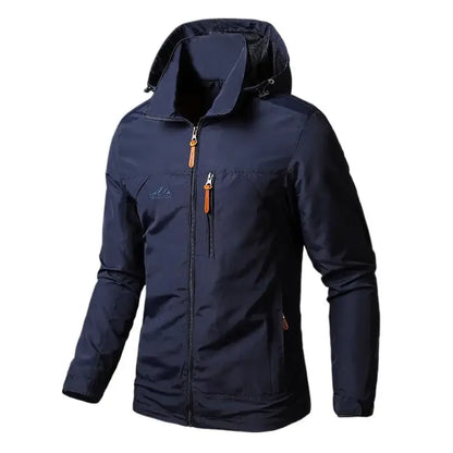 Men's Windbreaker Waterproof Military Hooded Coat - Empire P.E