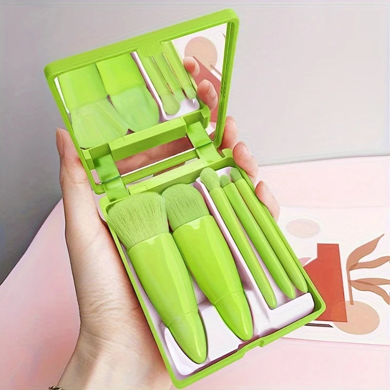 5Pcs Portable Makeup Brush Set