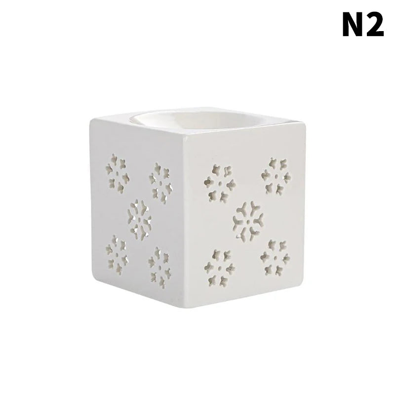 White Ceramic Incense Burner